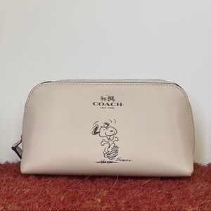 Limited Edition Coach x Peanuts Cosmetic Bag